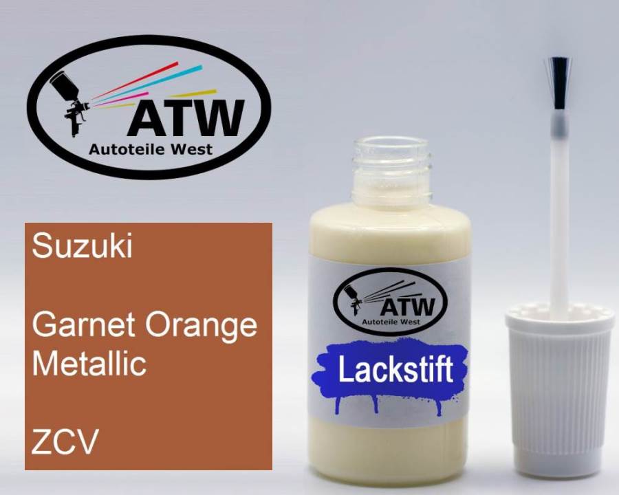 Suzuki, Garnet Orange Metallic, ZCV: 20ml Lackstift, von ATW Autoteile West.